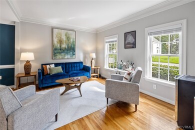 Living room is open to the dining room