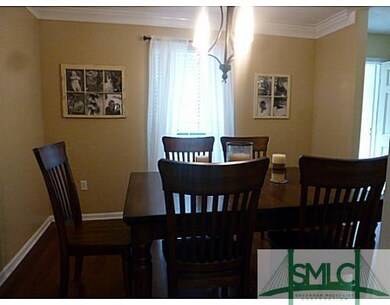 Dining Room. Brazilian cherry floors in separate d