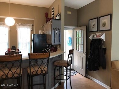Front door and Kitchen