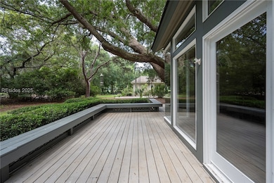 Back deck.