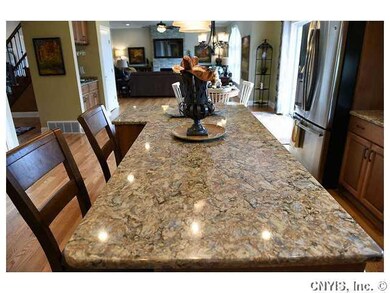Kitchen. The center island makes not only a great 
