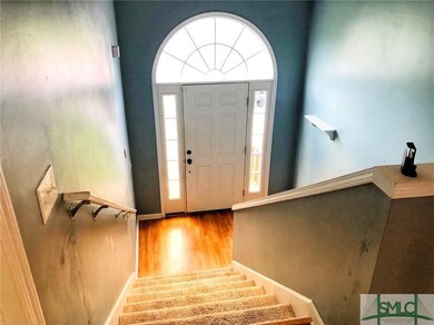 Enter your dramatic 2 story entry way