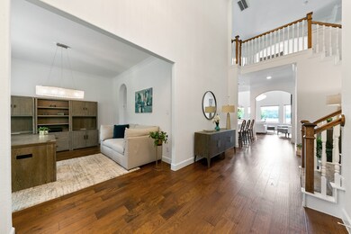 Designer lighting and unique fixtures add a touch