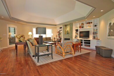 Tray Ceiling in Living Room