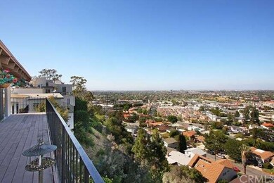 Panoramic city and mountain views
