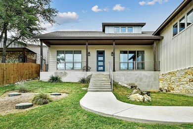 View of front of property featuring covered porch