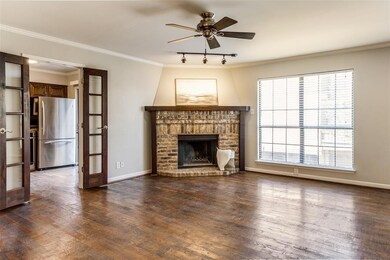 Beautiful hardwoods and a wood burning fireplace w