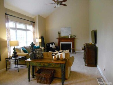 Family Room Vaulted Family room, Gas Fireplace