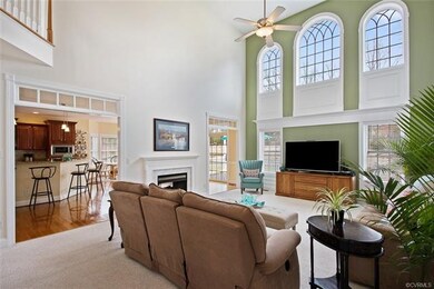 Two story great room