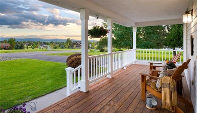 Front covered deck looking to the Spanish Peaks