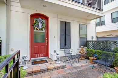 Charming entry with private courtyard.