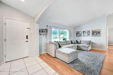 Front door and Living Area