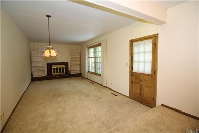 Family Room with door to back patio