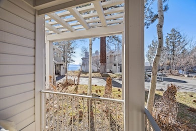 Step outside your sliding door off the dining area onto your private deck with a Lake Tahoe view.
