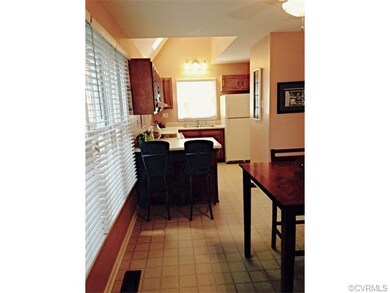 Another view of the open kitchen area.