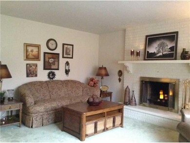 Living Room. Warm and inviting with a lovely firep