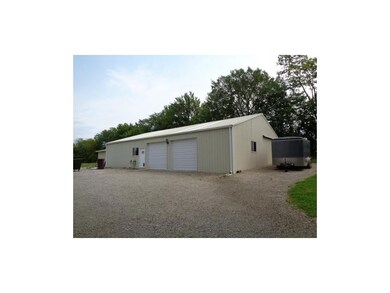 Detached garage and shop with heat & air and pull 