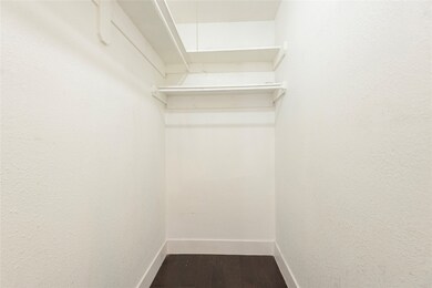 Spacious closet featuring dark wood finished floors