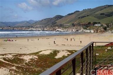 Very few homes sit right on the sand.