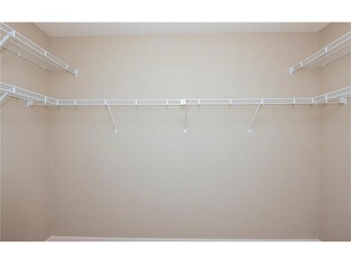 Spacious walk-in closet in Master Bedroom