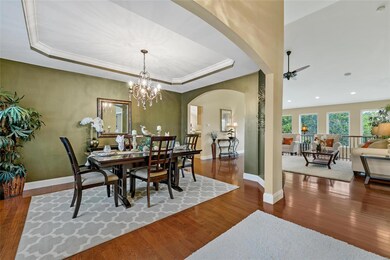 DINING ROOM AND GREAT ROOM VIEW