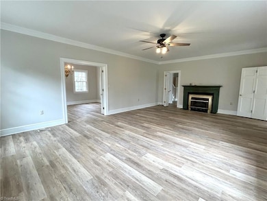 Expansive Great Room with fireplace