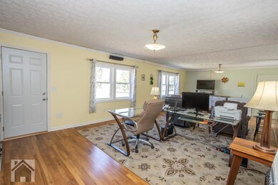 Dining room area with built in storage