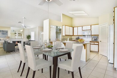 Dining Area and Living Room View