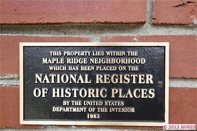 Maple Ridge was established as a Historic Neighbor