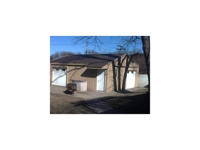 Exterior Back. 24x28 Heated and Insulated, Metal B