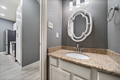 Half bathroom downstairs.