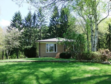 This is the side view of the all brick home nestle