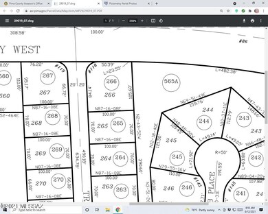 1941 S Triangle Pima Plat Map