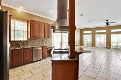 Upgraded. open kitchen has granite counters, gorge