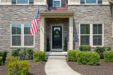 Beautifully landscaped impressive front w cement d