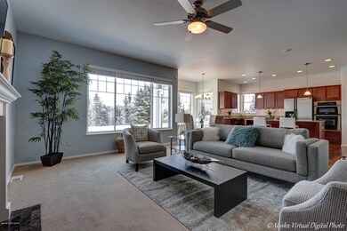 Living room with views