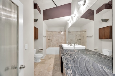 The Bathroom is a luxury experience!  11' granite