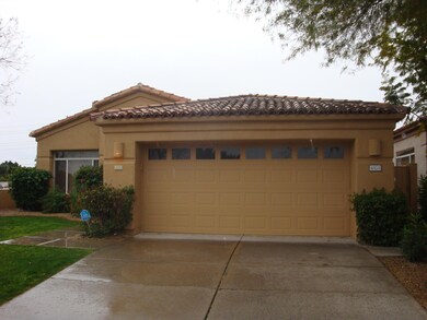 Front of garage