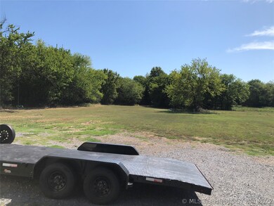 toward the back of property