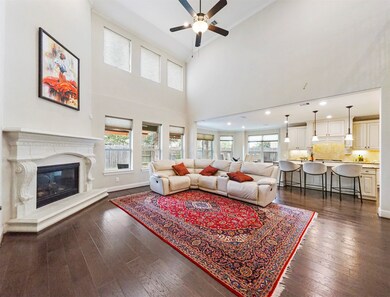 OPEN TO BELOW HIGH CEILING