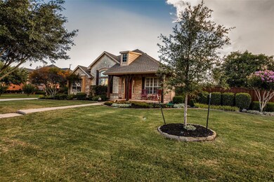 Landscaped front of the home