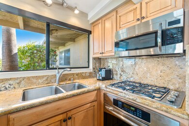 Stainless Gas Cooktop, Microwave & Sink