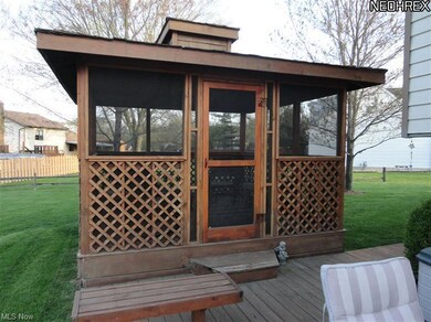 Screened in Gazebo with electric oversees the over