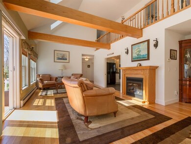 Living room with gas fireplace