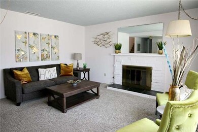 Lots of natural light flows into the welcoming liv