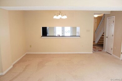 Dining Room with Chandelier