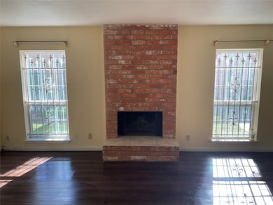 Wood Burning Fireplace in Living Room