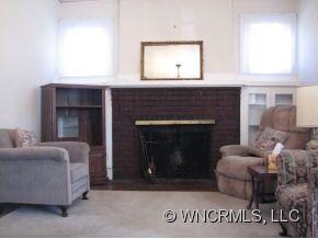 woodburning fireplace
