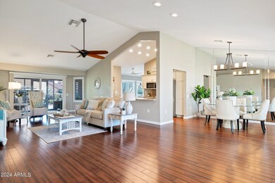 Gorgeous wood plank floors