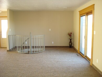 Living room & circular stairs